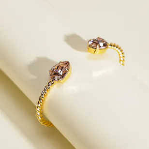Caroline Mini Drop Bracelet-Vintage Rose Bracelet