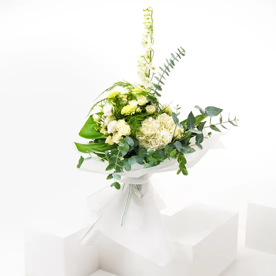 White Garden Bouquet | Congrats