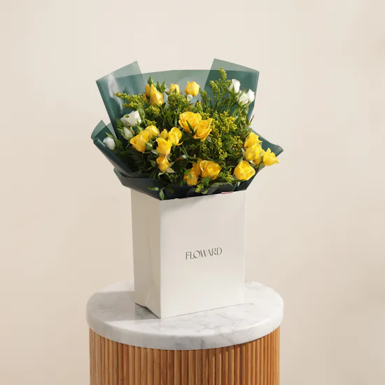 Sunlit Whisper Flowers Bouquet