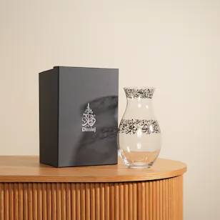 Dimlaj Kareem Engraved Glass Vase