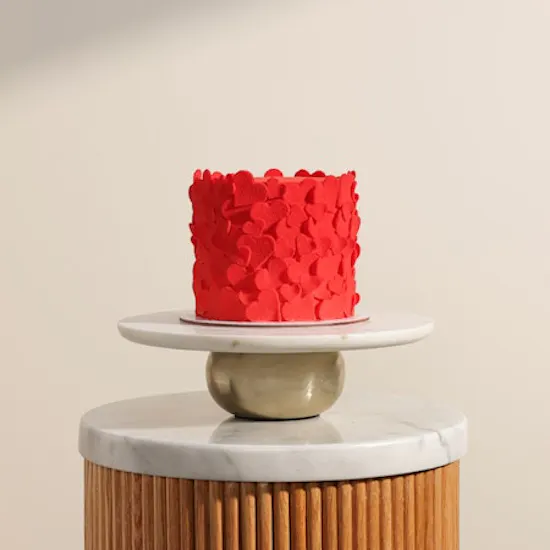 Sweetylicious Layered Red Hearts Cake