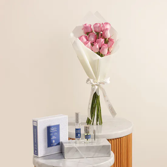 Abdul Samad Al Qurashi Ranet Khalkhal Oil Set | Delightful Flowers