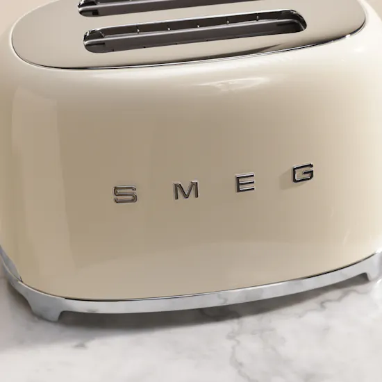 Smeg Toaster Glossy Beige 2 Slice