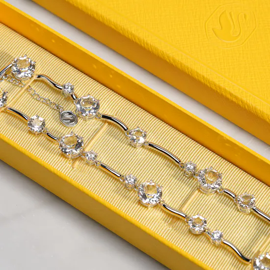 Swarovski Constellate Rhodium Plated Women's Bracelet