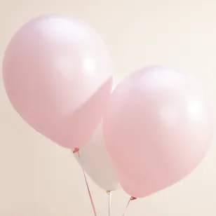 Pink & White Balloons | 3 Balloons Pink & White Balloons | 3 Balloons