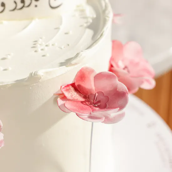 December Cake Hajj Pink Floral Cake | Charming Flowers