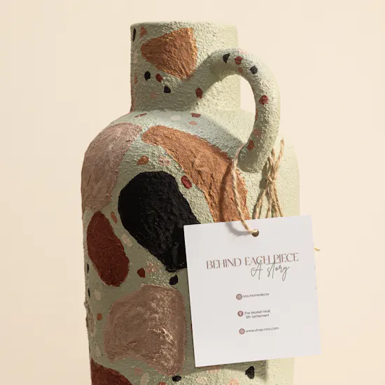Nno Terrazzo Mixed Media Masterpiece Vase