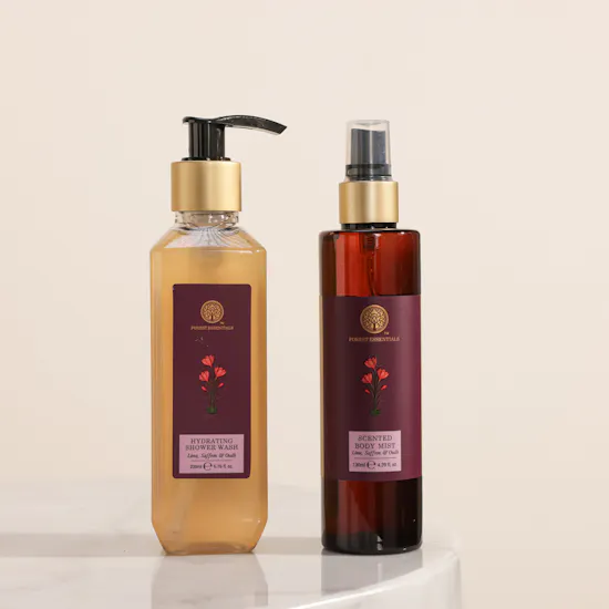 Forest Essentials Lime, Saffron & Oud Duo Set