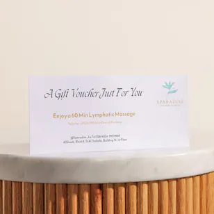Sparadise Lymphatic Drainage Massage Voucher Sparadise Lymphatic Drainage Massage Voucher