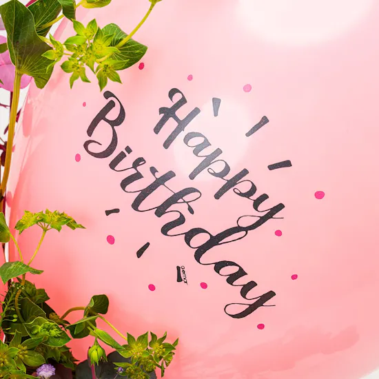 Happy Birthday Wishes Vase