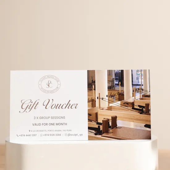Floward Amber Diffuser | Sculpt Pilates Club Sessions Voucher and Flower Bouquet