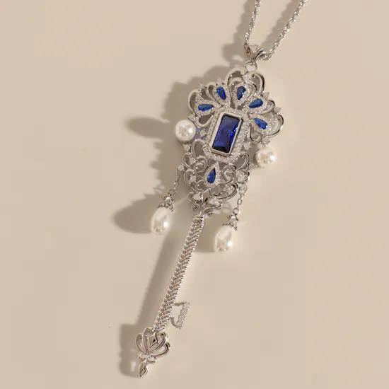 Floward Royal Key Silver Necklace
