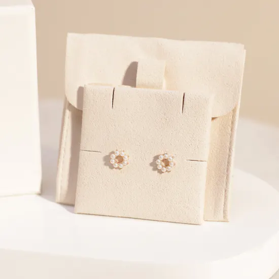 Joolz Kids Pearl Rose Gold Earrings