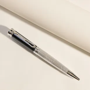 Roberto Cavalli Silver & Black Pen