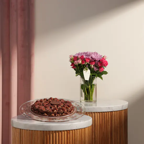 Soucolat Turtle Jaipur Round Tray | Unique Flowers