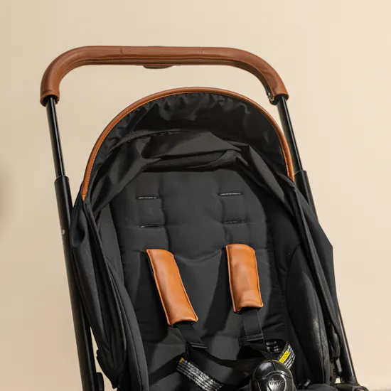 Hedeya Mima Zigi Black and Camel Stroller