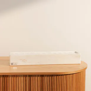 Lanai Beige Brush Short Candle