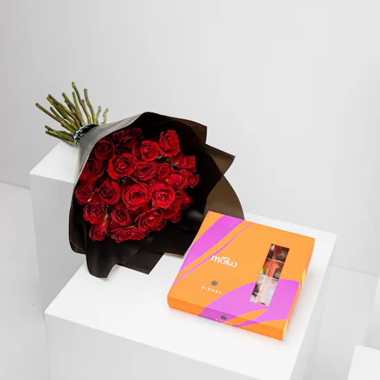 Moko Chocolate | 25 Red Roses