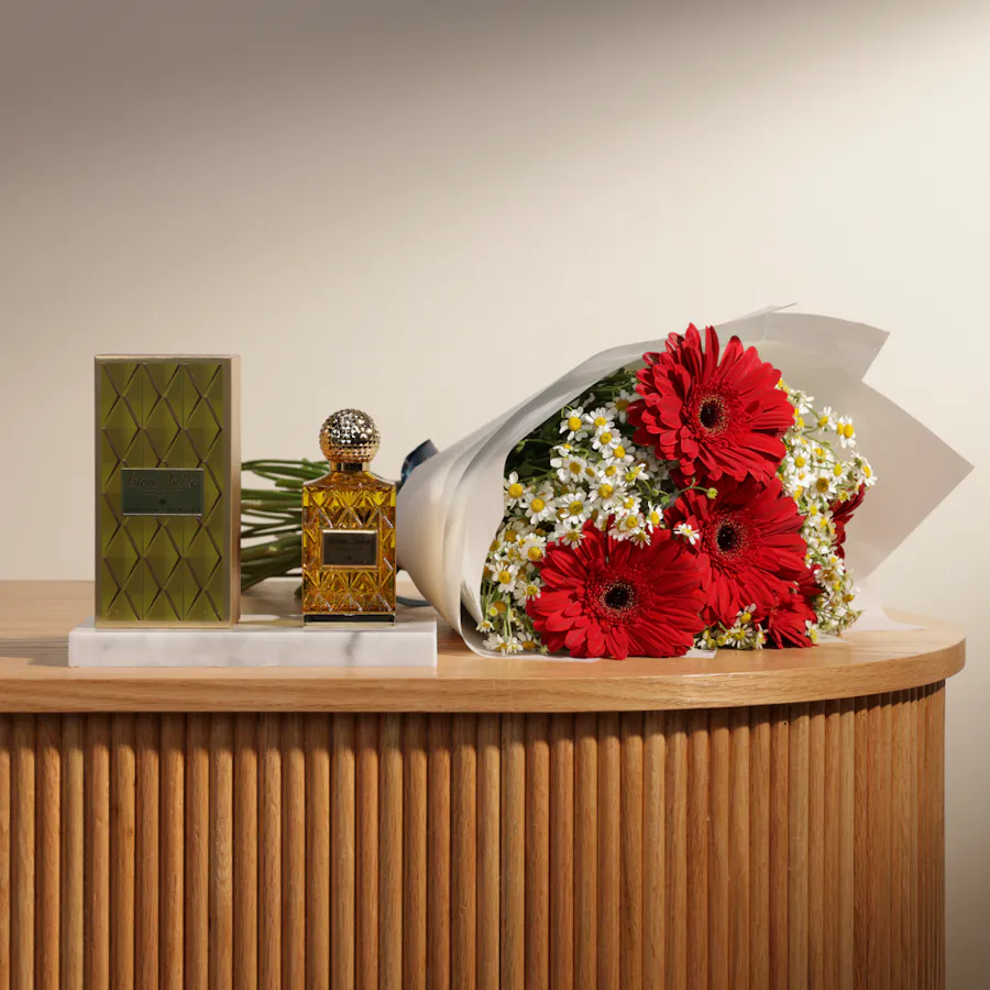 Ibraheem Al-Qurashi Perfume 75 ml | Gerbera Bouquet 4