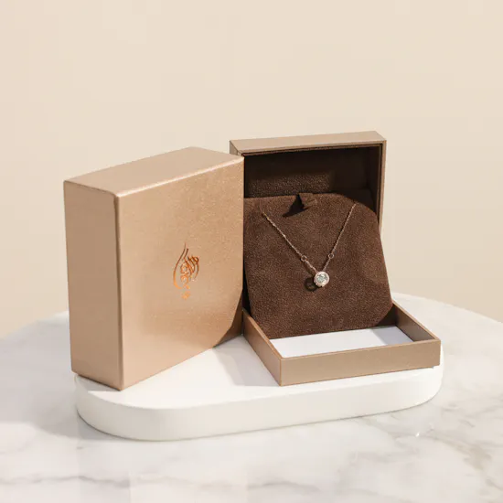 Kooheji Jewellery Omnia Diamond Rose Gold Necklace