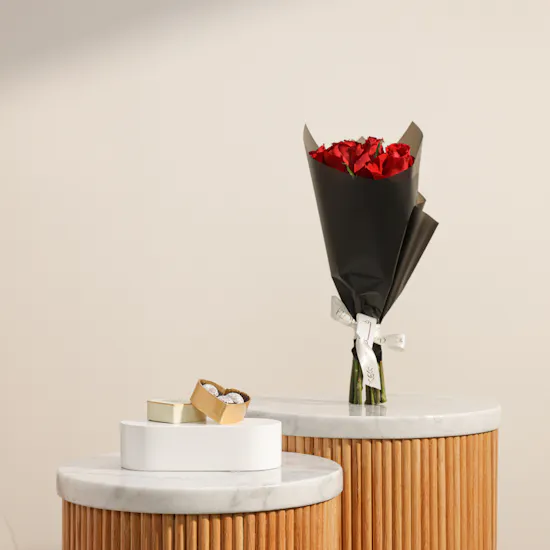 Charbonnel et Walker Chocolate Truffle Box | Cheerful Flowers Bouquet