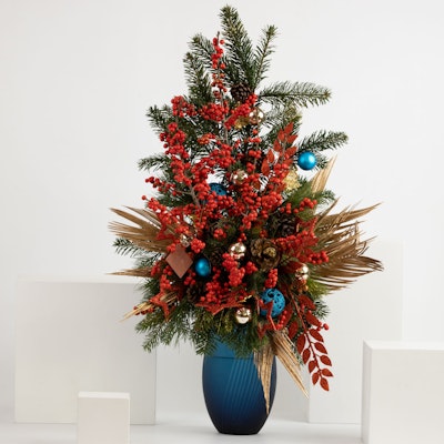 Festive Season | Blue Vase