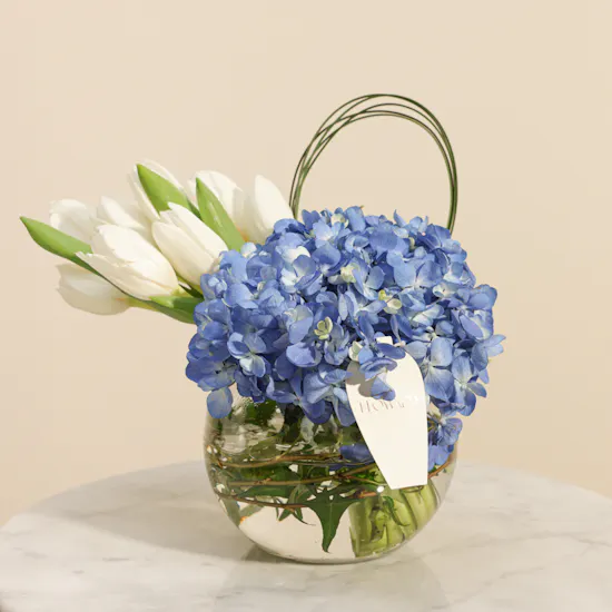 Floward Joyful Birthday Boy Cake | Little Joy Flowers Vase