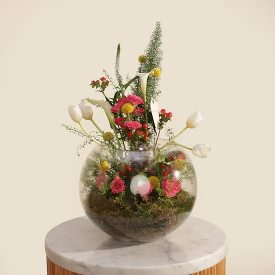 Floward Caramel Chocolate | Blissful Flowers Vase