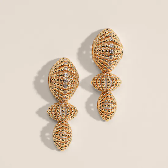 Lynyer Ravi Nova Drop Gold-plated Women's Earrings