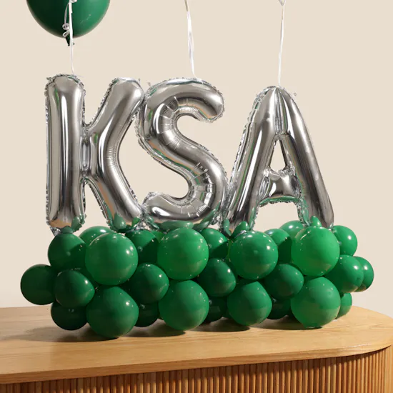 Balloonizer KSA Flying Letters National Day Balloons