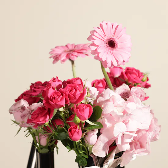 Pink Magic Flowers Vase