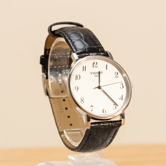 Tissot Crocodile Embossed Leather Watch
