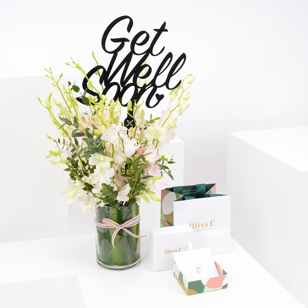 Miss L Scorpio Zodiac Necklace | Baby Orchid