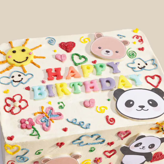 Floward Fun World Birthday Cake