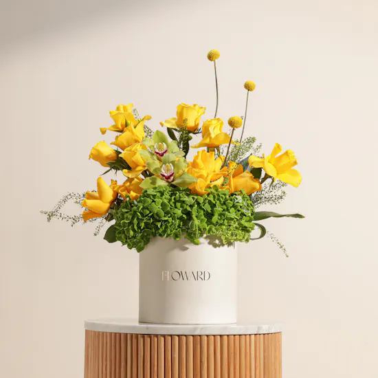 Elegant Get Well Soon Flowers Box