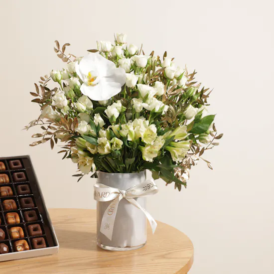 Chocoline New Long Chocolates Box | Devotion Flower Vase
