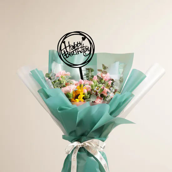 Enchanting Floral Bouquet | Happy Birthday