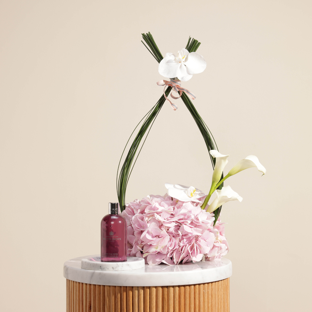 Molton Brown Fiery Pink Pepper Bath & Shower Gel | Delicate Blooms