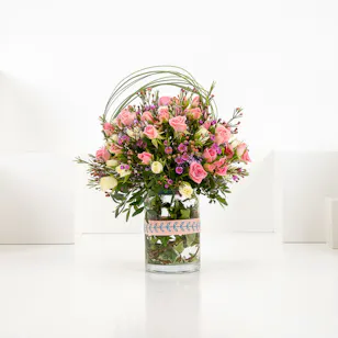 Delicate Roses Vase