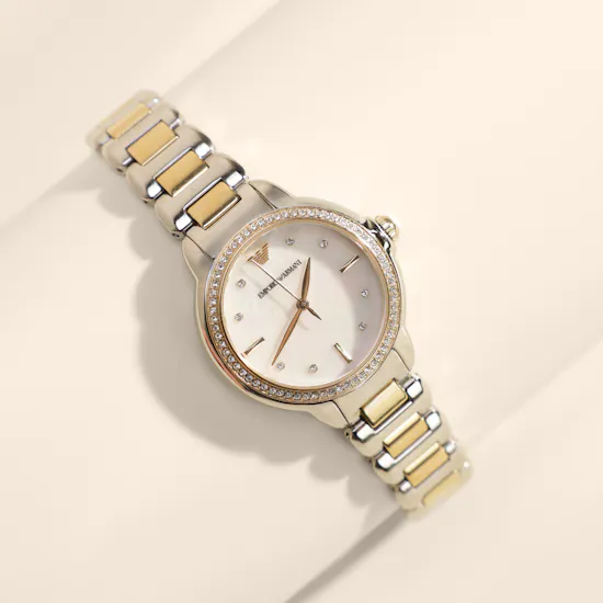 Emporio Armani Mia Two Tone Women Watch