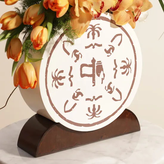 Founding Day Flowers Vase