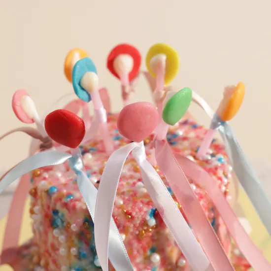 Sweet Atelier Colorful Cake | Beautiful and Joyful Flower Vase