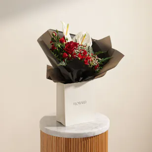 Red Whispers Flower Bouquet
