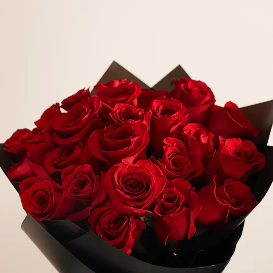 Nor Noyau Medium Black Velvet Chocolates Box | Magical Flowers