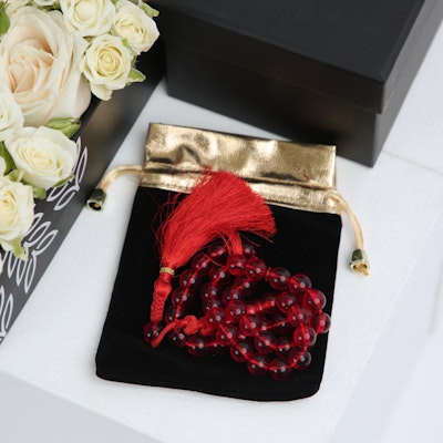 Bazma Rosary Gift with Roses