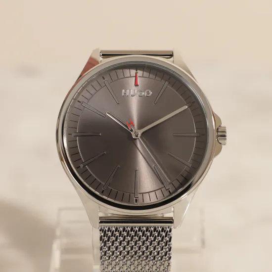 Hugo Smash Silver Men Watch