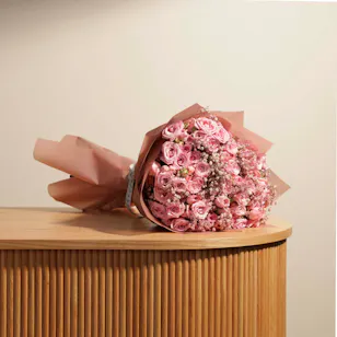 Pinkie Flowers | Pink Wrap Pinkie Flowers | Pink Wrap