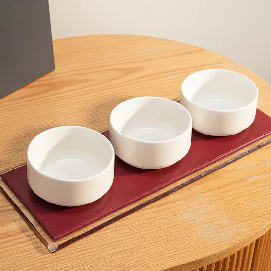 Dimlaj Darza Serving Bowls & Tray Porcelain Set