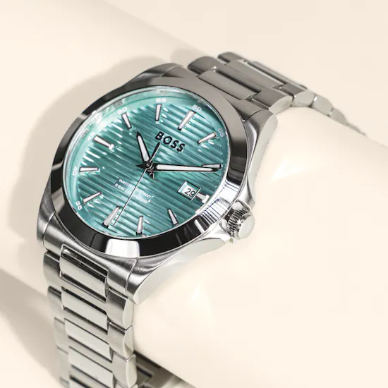 Hugo Boss Strike Silver Tone Men's Watch