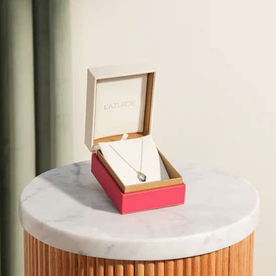 L'azurde Gold Diamond Necklace